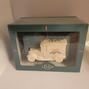 Lenox 1994 Holiday Van Ornament in Box – Vintage Christmas Collectible